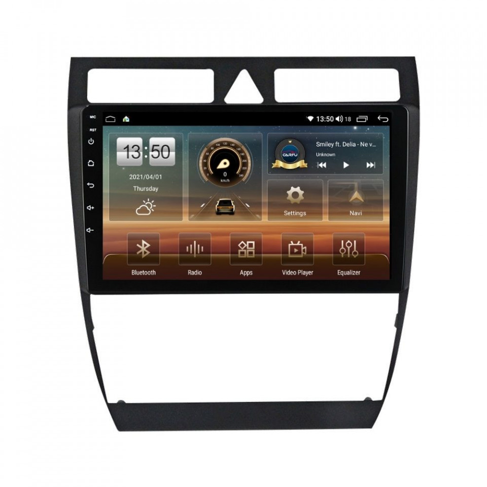 Navigatie dedicata cu Android Audi A6 (C5) 1997 - 2005, 6GB RAM, Radio GPS Dual Zone, Display HD QLED 9" Touchscreen, Internet Wi-Fi si slot SIM 4G, Bluetooth, MirrorLink, USB