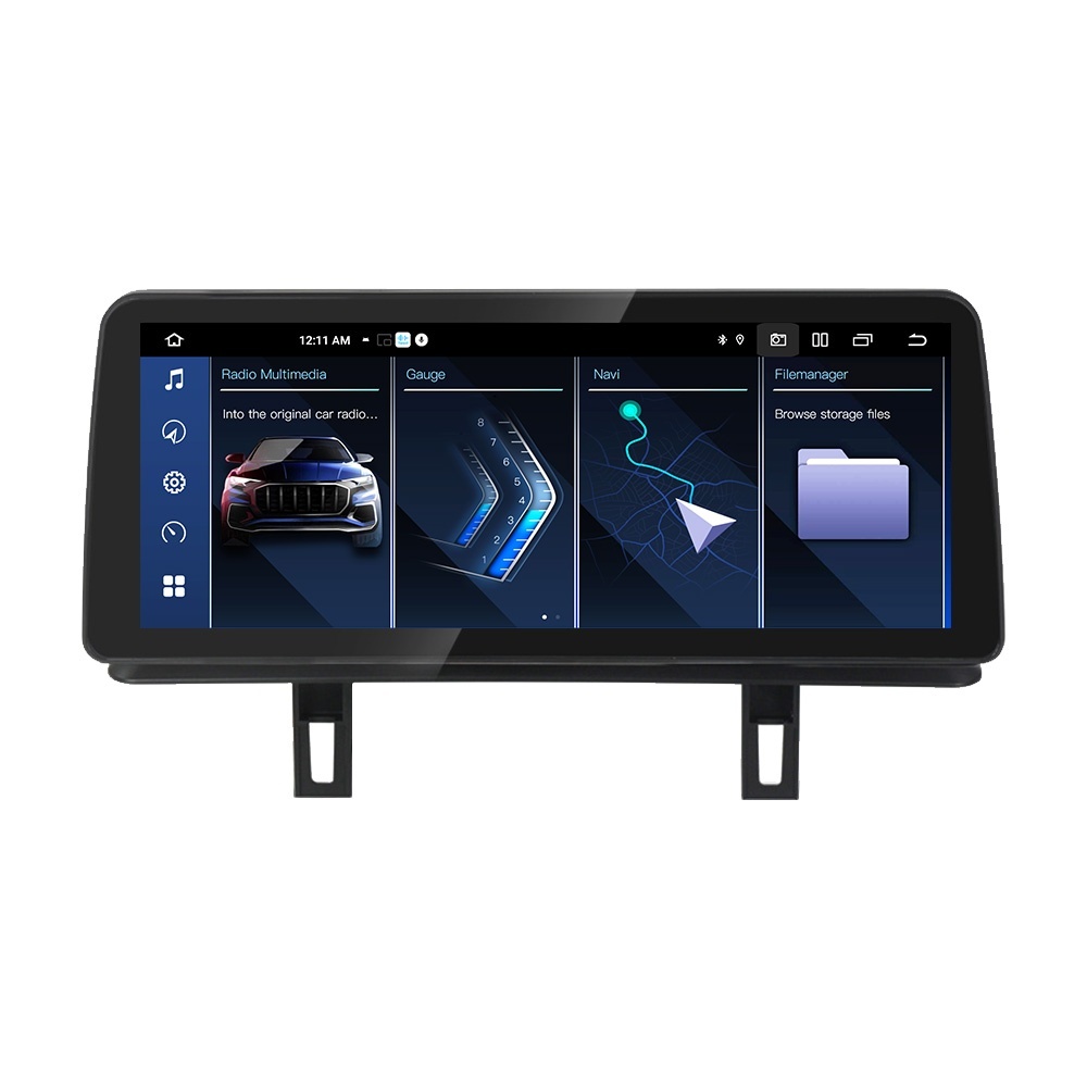 Navigatie dedicata cu Android BMW Seria 1 (E81 / E87) 2008 - 2013 cu navigatie CIC, 6GB RAM, Radio GPS Dual Zone, Display QLED 12.3" Touchscreen, Internet Wi-Fi si slot SIM 4G, Bluetooth, MirrorLink, USB