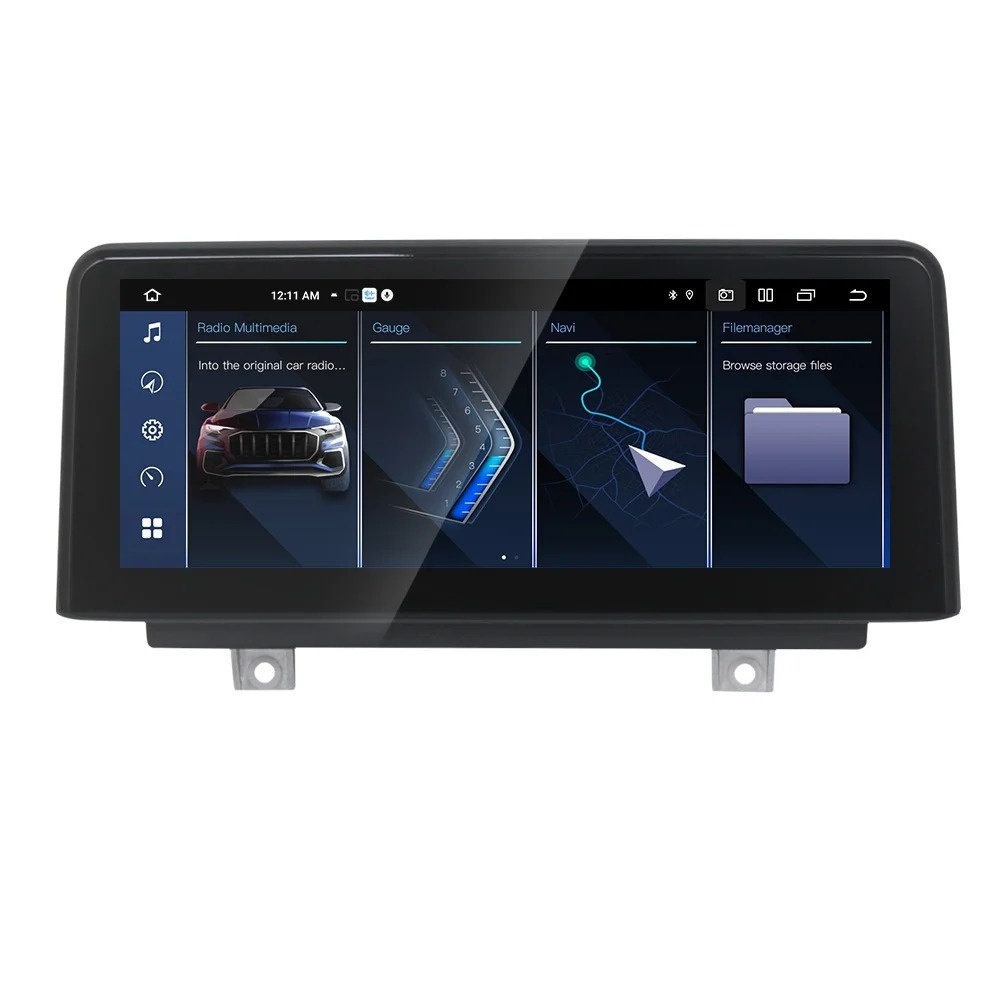 Navigatie dedicata cu Android BMW Seria 1 (F20 / F21) 2011 - 2013 cu navigatie CIC, 6GB RAM, Radio GPS Dual Zone, Display QLED 12.3" Touchscreen, Internet Wi-Fi si slot SIM 4G, Bluetooth, MirrorLink, USB