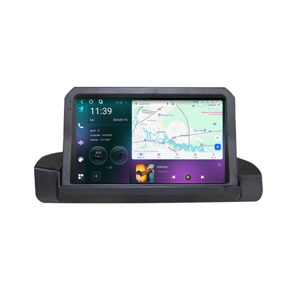 Navigatie dedicata cu Android BMW Seria 3 (E90) 2004 - 2013, 12GB RAM, Radio GPS Dual Zone, Display 2K QLED 9.5'' Touchscreen, Internet Wi-Fi si slot SIM 4G, Bluetooth, MirrorLink, USB