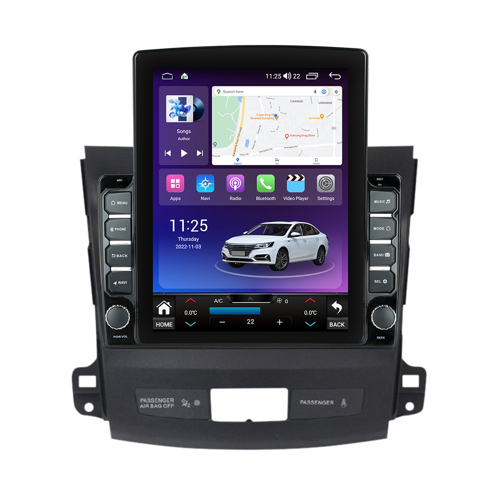 Navigatie dedicata cu Android Citroen C-Crosser 2007 - 2012, 4GB RAM, Radio GPS Dual Zone, Touchscreen IPS 9.7" HD tip Tesla, Internet Wi-Fi si slot SIM 4G, Bluetooth, MirrorLink, USB