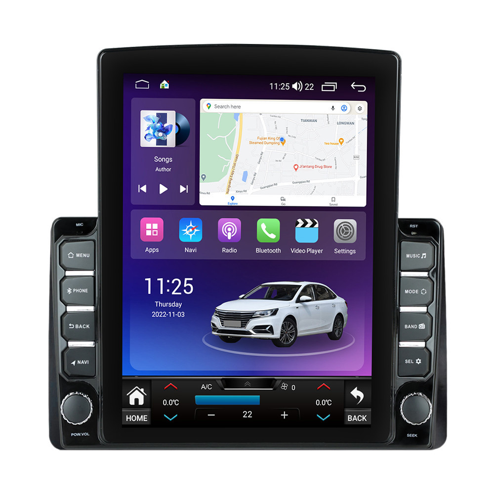 Navigatie dedicata cu Android Dacia Duster II 2018 - 2022, 8GB RAM, Radio GPS Dual Zone, Touchscreen IPS 9.7" HD tip Tesla, Internet Wi-Fi si slot SIM 4G, Bluetooth, MirrorLink, USB