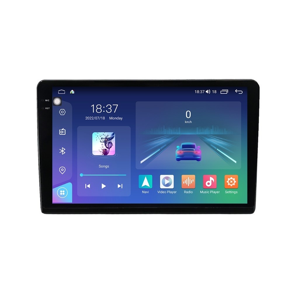 Navigatie dedicata cu Android Fiat Panda 2003 - 2012, 4GB RAM, Radio GPS Dual Zone, Display 2K QLED 9.5" Touchscreen, Internet Wi-Fi si slot SIM 4G, Bluetooth, MirrorLink, USB