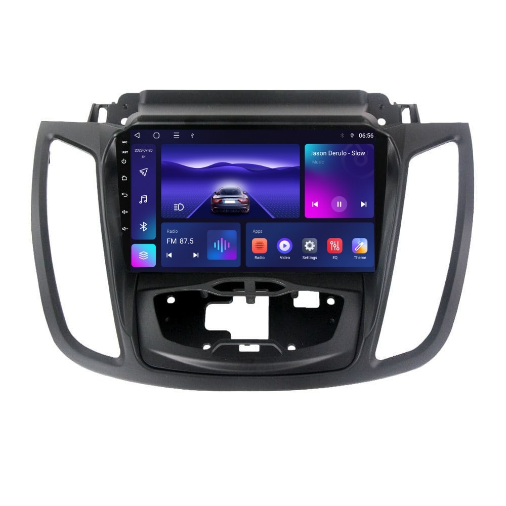 Navigatie dedicata cu Android Ford Kuga II 2012 - 2019 cu navigatie originala, 4GB RAM, Radio GPS Dual Zone, Display HD IPS 9" Touchscreen, Internet Wi-Fi, Bluetooth, MirrorLink, USB