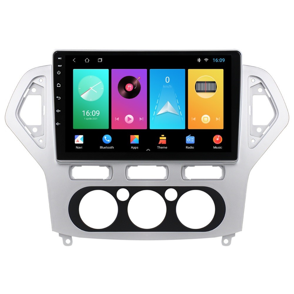 Navigatie dedicata cu Android Ford Mondeo IV 2007 - 2011, clima manuala, 2GB RAM, Radio GPS Dual Zone, Display HD IPS 10" Touchscreen, Internet Wi-Fi, Bluetooth, MirrorLink, USB