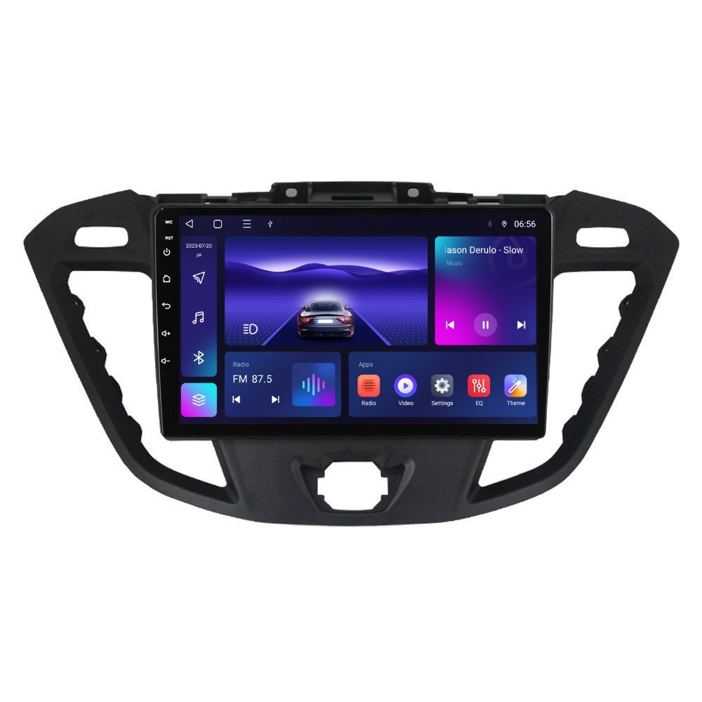 Navigatie dedicata cu Android Ford Transit / Tourneo Custom 2012 - 2018, 4GB RAM, Radio GPS Dual Zone, Display HD IPS 9" Touchscreen, Internet Wi-Fi, Bluetooth, MirrorLink, USB