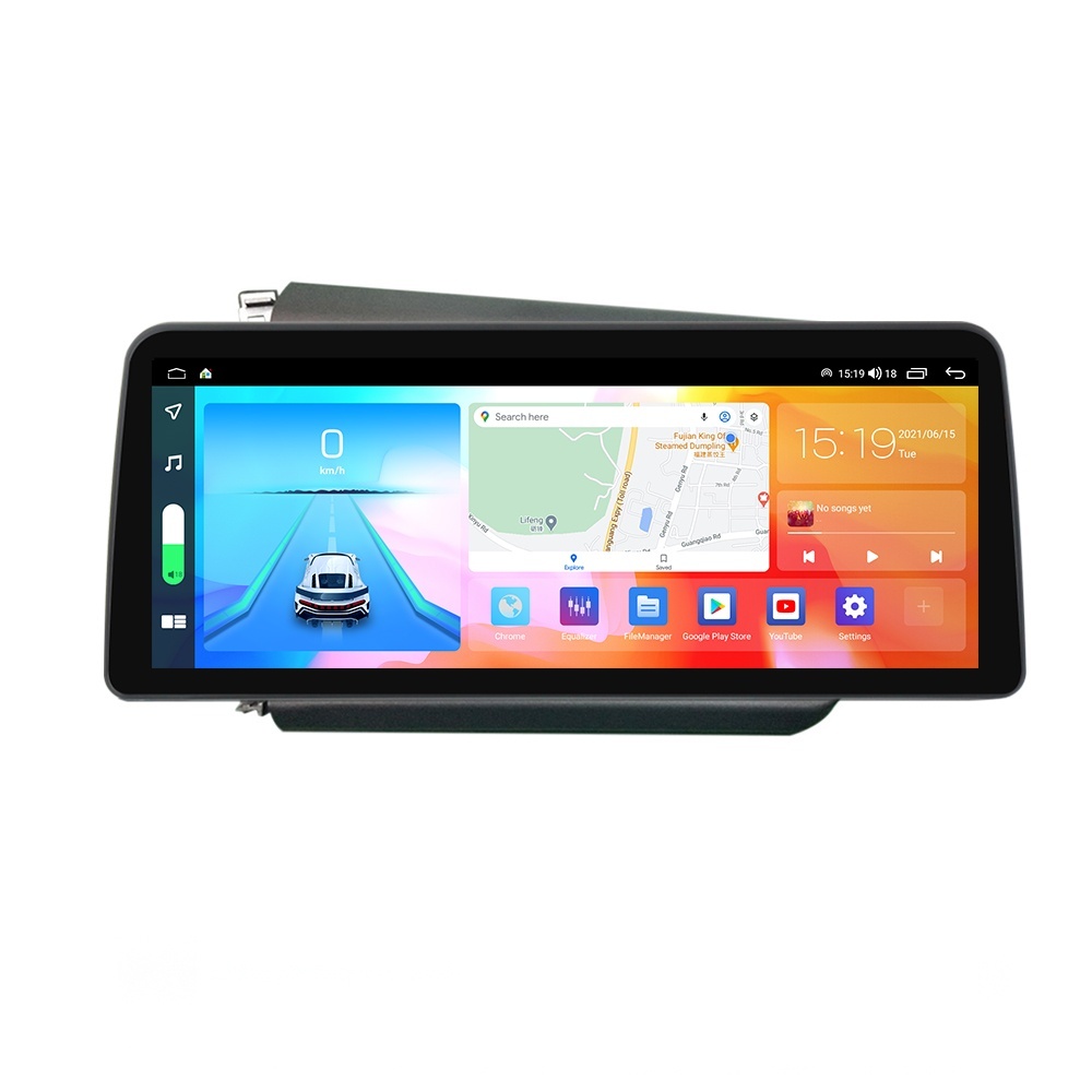 Navigatie dedicata cu Android Honda Civic IX Sedan 2011 - 2015, 8GB RAM, Radio GPS Dual Zone, Display QLED 12.3" Touchscreen, Internet Wi-Fi si slot SIM 4G, Bluetooth, MirrorLink, USB