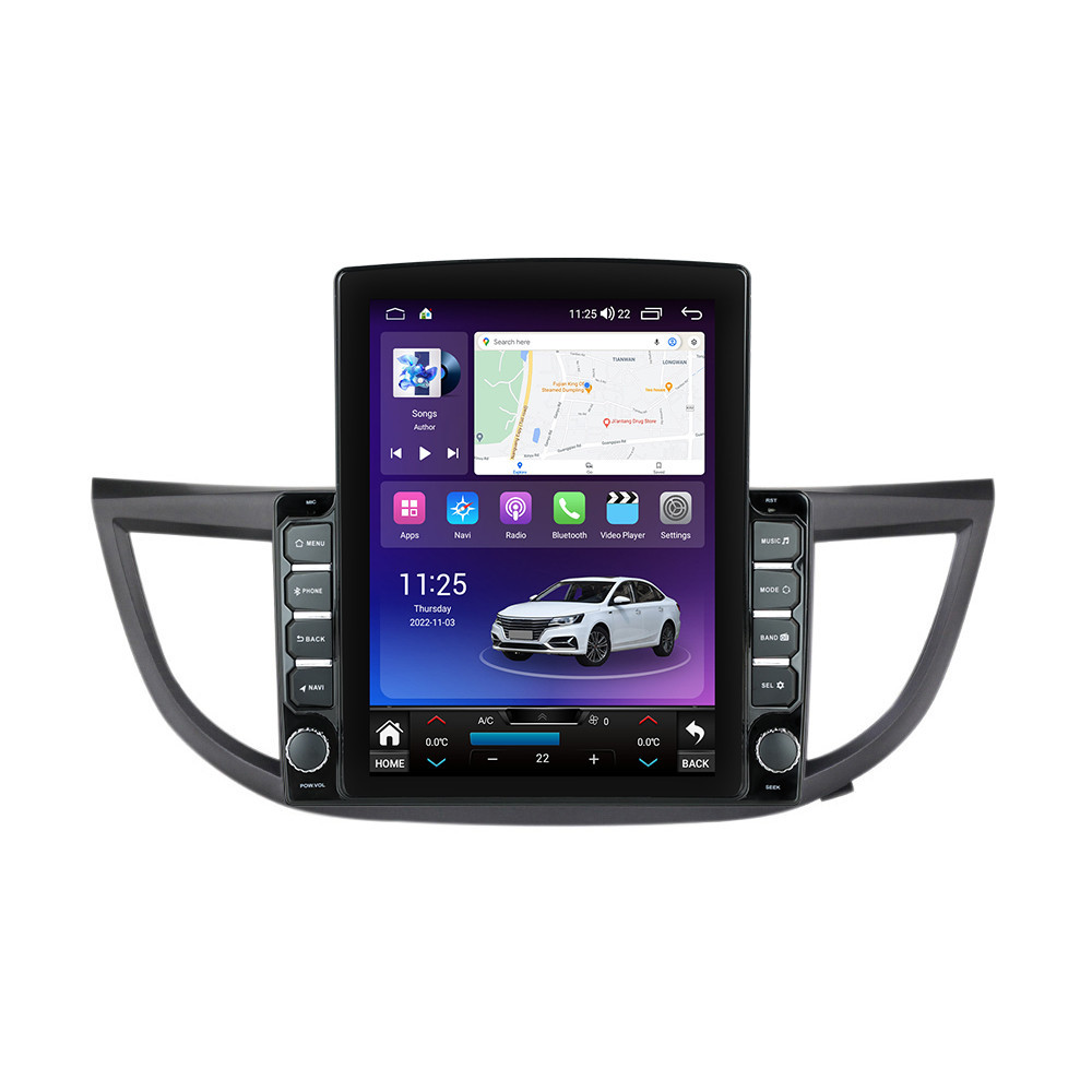Navigatie dedicata cu Android Honda CR-V IV 2012 - 2018, 8GB RAM, Radio GPS Dual Zone, Touchscreen IPS 9.7" HD tip Tesla, Internet Wi-Fi si slot SIM 4G, Bluetooth, MirrorLink, USB