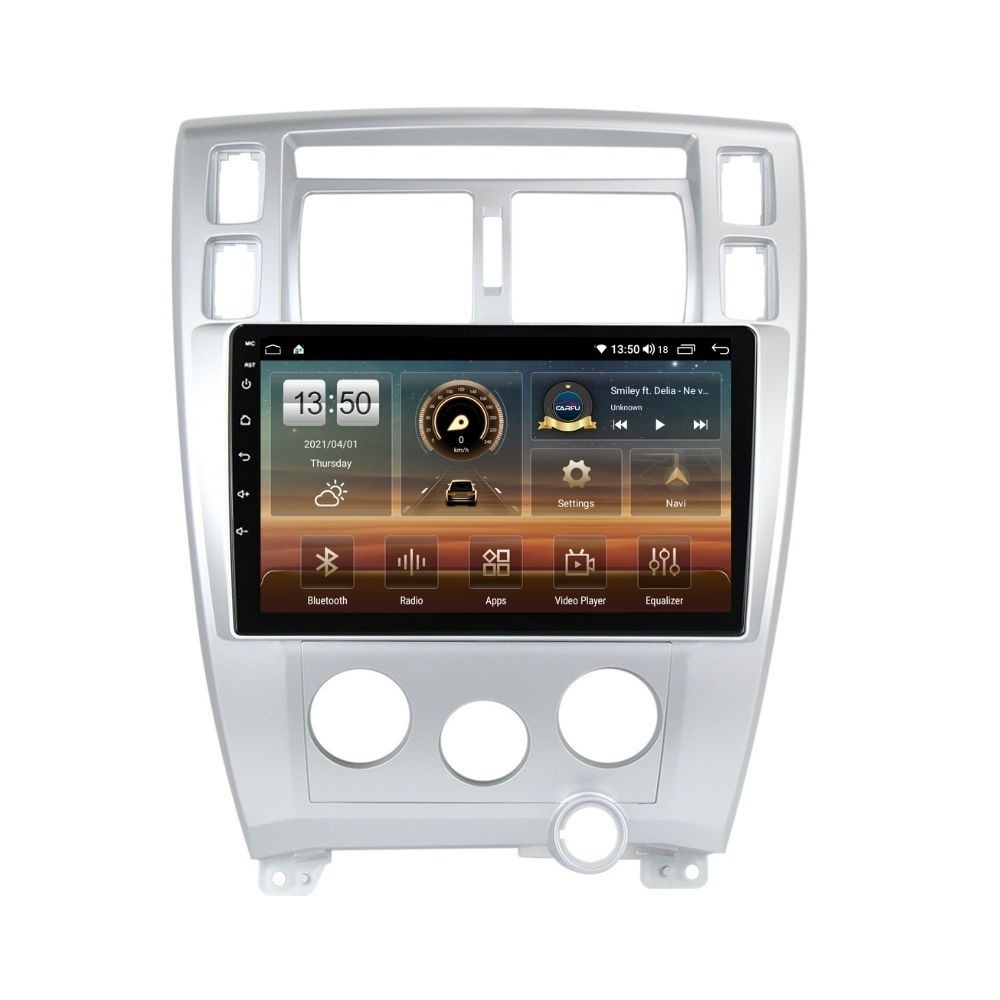 Navigatie dedicata cu Android Hyundai Tucson 2004 - 2011, 4GB RAM, Radio GPS Dual Zone, Display HD QLED 10" Touchscreen, Internet Wi-Fi si slot SIM 4G, Bluetooth, MirrorLink, USB