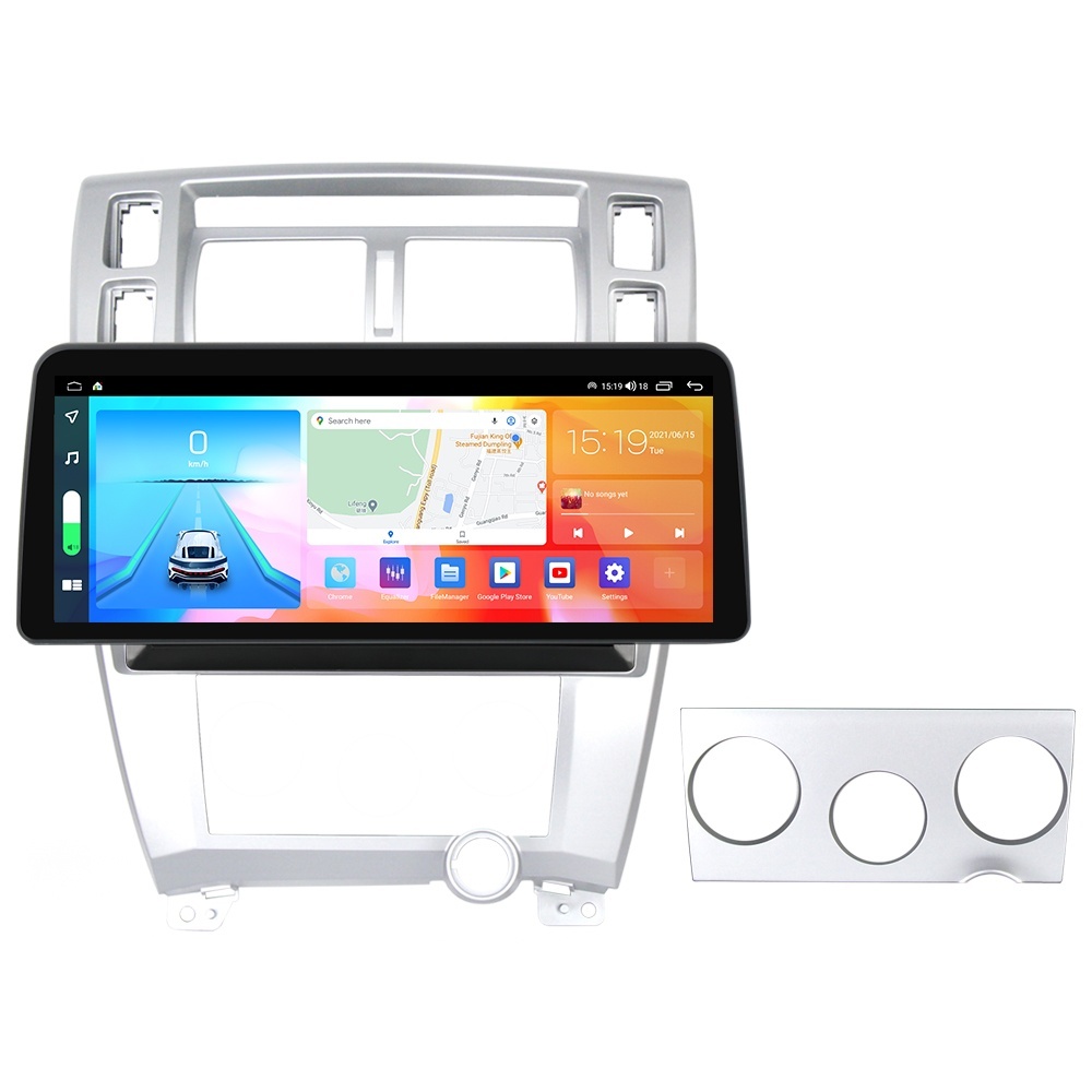Navigatie dedicata cu Android Hyundai Tucson 2004 - 2011, 4GB RAM, Radio GPS Dual Zone, Display QLED 12.3" Touchscreen, Internet Wi-Fi si slot SIM 4G, Bluetooth, MirrorLink, USB