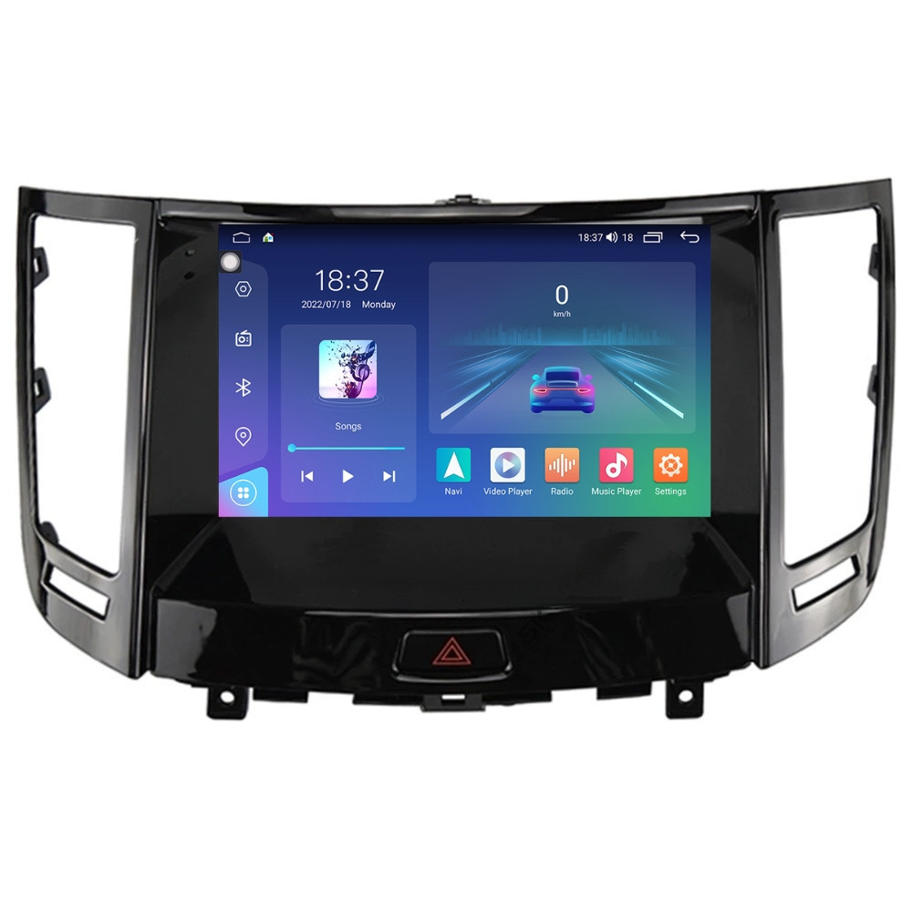 Navigatie dedicata cu Android Infiniti FX35 2008 - 2012, 8GB RAM, Radio GPS Dual Zone, Display 2K QLED 9.5" Touchscreen, Internet Wi-Fi si slot SIM 4G, Bluetooth, MirrorLink, USB