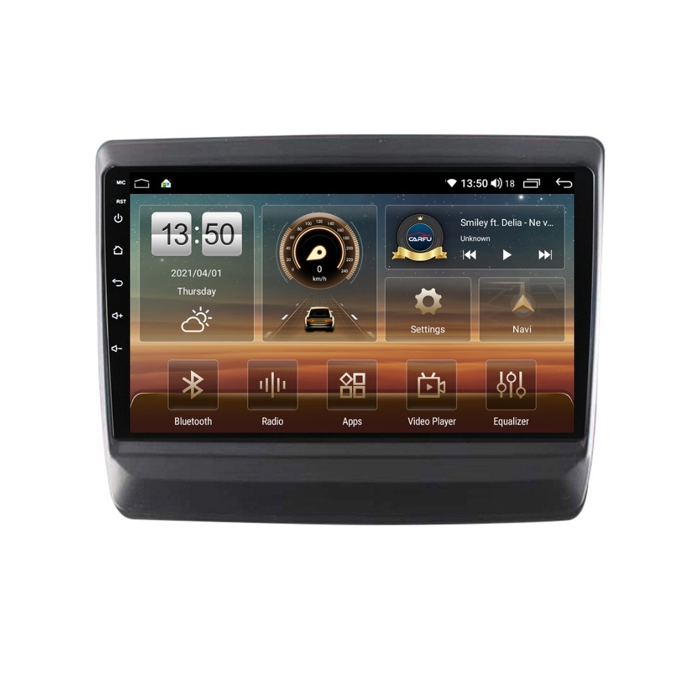 Navigatie dedicata cu Android Isuzu D-Max III dupa 2020, 4GB RAM, Radio GPS Dual Zone, Display HD QLED 9" Touchscreen, Internet Wi-Fi si slot SIM 4G, Bluetooth, MirrorLink, USB