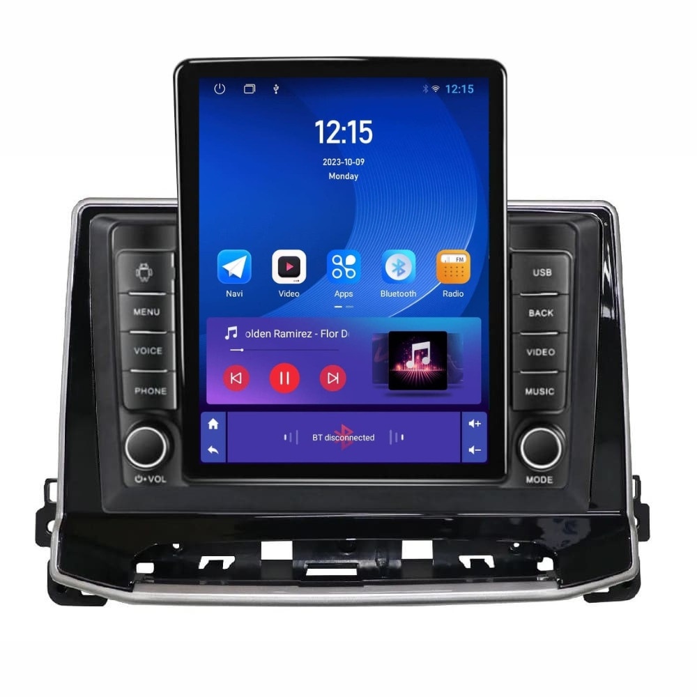 Navigatie dedicata cu Android Jeep Compass II dupa 2021, 1GB RAM, Radio GPS Dual Zone, Touchscreen IPS 9.7" HD tip Tesla, Internet Wi-Fi, Bluetooth, MirrorLink, USB