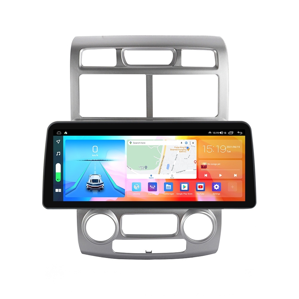 Navigatie dedicata cu Android KIA Sportage 2004 - 2010 fabricata in Coreea, clima automata, 8GB RAM, Radio GPS Dual Zone, Display QLED 12.3" Touchscreen, Internet Wi-Fi si slot SIM 4G, Bluet