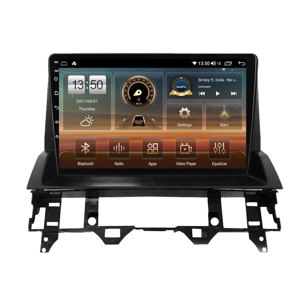 Navigatie dedicata cu Android Mazda 6 2002 - 2008, 4GB RAM, Radio GPS Dual Zone, Display HD QLED 10" Touchscreen, Internet Wi-Fi si slot SIM 4G, Bluetooth, MirrorLink, USB
