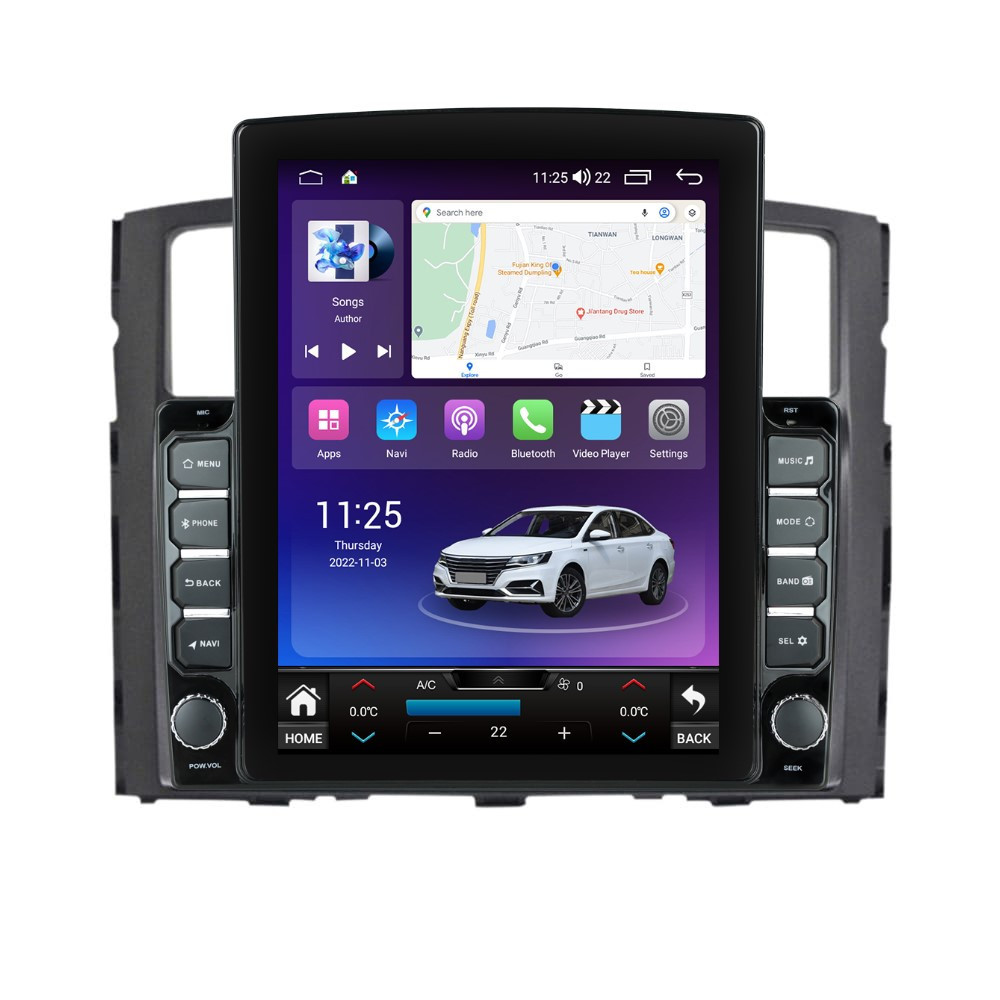 Navigatie dedicata cu Android Mitsubishi Pajero IV 2006 - 2018, 8GB RAM, Radio GPS Dual Zone, Touchscreen IPS 9.7" HD tip Tesla, Internet Wi-Fi si slot SIM 4G, Bluetooth, MirrorLink, USB