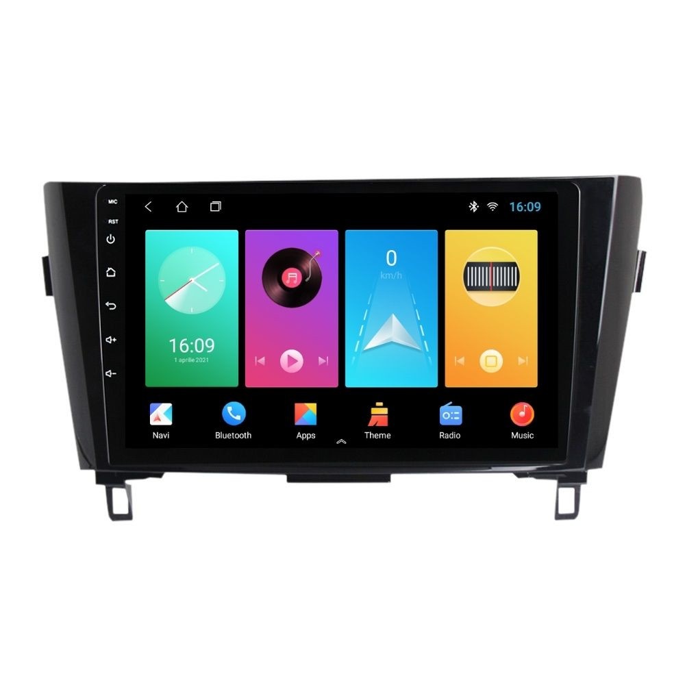 Navigatie dedicata cu Android Nissan Qashqai II 2014 - 2021, 2GB RAM, Radio GPS Dual Zone, Display HD IPS 10" Touchscreen, Internet Wi-Fi, Bluetooth, MirrorLink, USB