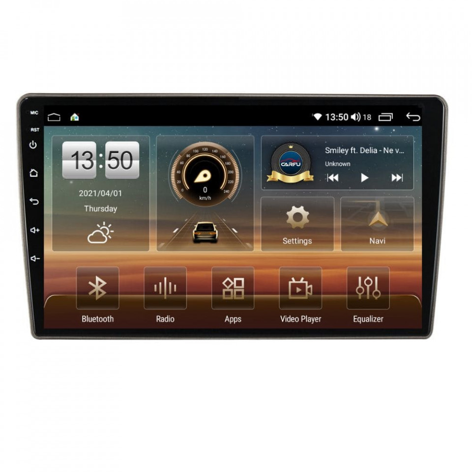 Navigatie dedicata cu Android Nissan Tiida 2004 - 2013, 6GB RAM, Radio GPS Dual Zone, Display HD QLED 9" Touchscreen, Internet Wi-Fi si slot SIM 4G, Bluetooth, MirrorLink, USB