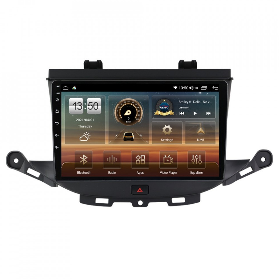 Navigatie dedicata cu Android Opel Astra K 2015 - 2021 hatchback, 6GB RAM, Radio GPS Dual Zone, Display HD QLED 9" Touchscreen, Internet Wi-Fi si slot SIM 4G, Bluetooth, MirrorLink, USB