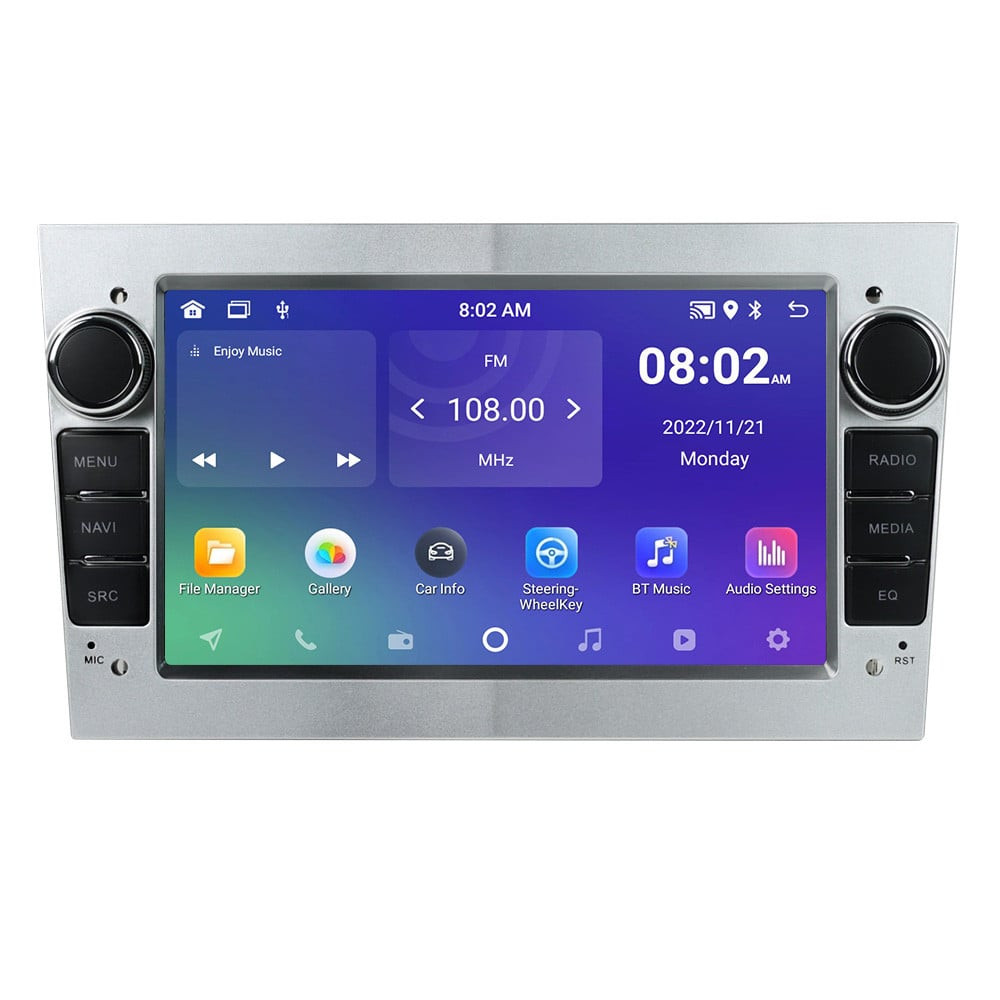 Navigatie dedicata cu Android Opel Zafira B 2005 - 2014, gri deschis, 2GB RAM, Radio GPS Dual Zone, Display HD IPS 7" Touchscreen, Internet Wi-Fi, Bluetooth, MirrorLink, USB