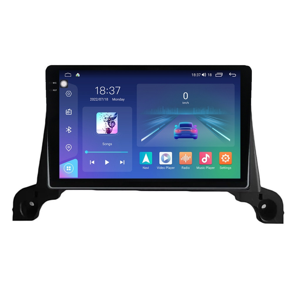 Navigatie dedicata cu Android Peugeot 3008 2016 - 2020, 8GB RAM, Radio GPS Dual Zone, Display 2K QLED 9.5" Touchscreen, Internet Wi-Fi si slot SIM 4G, Bluetooth, MirrorLink, USB