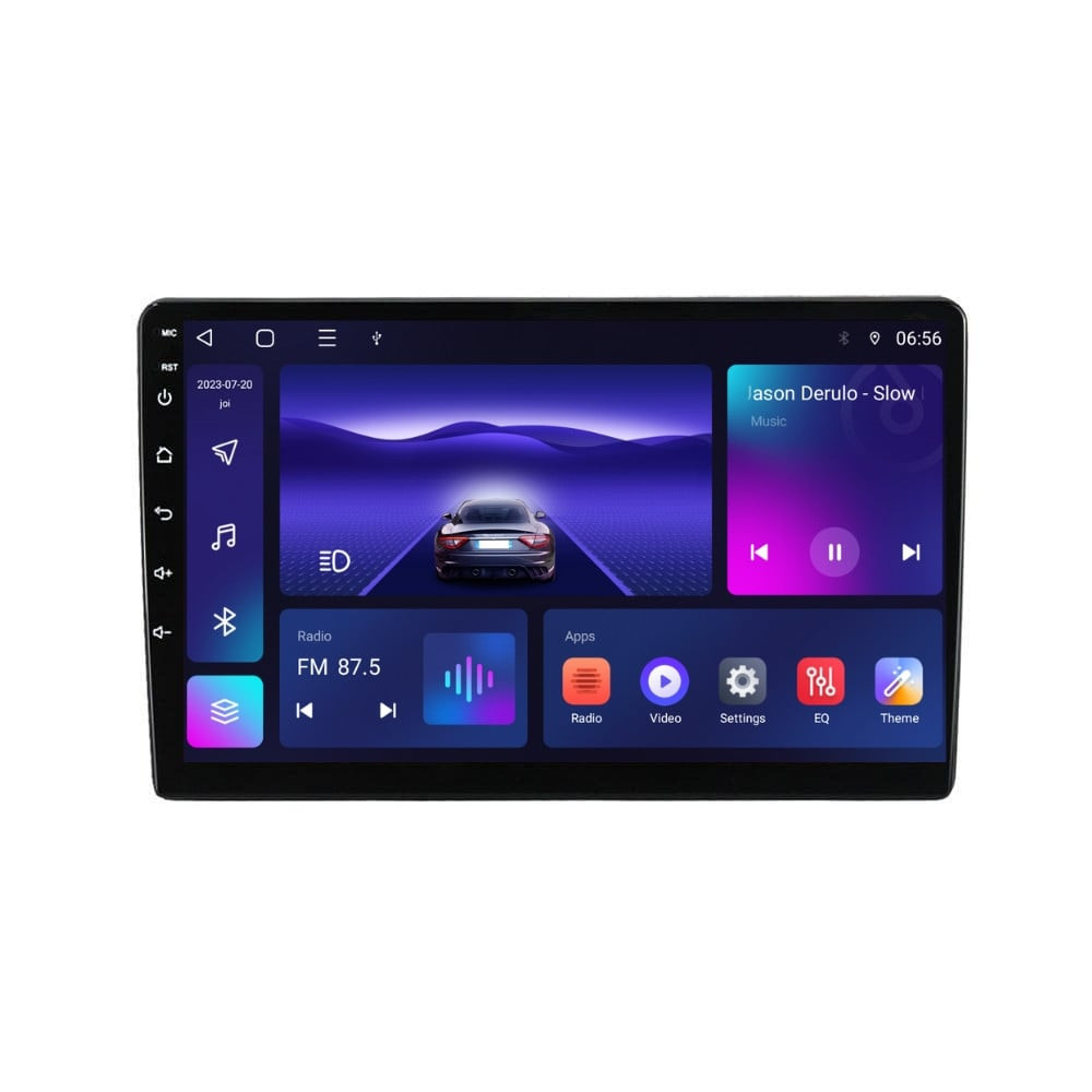 Navigatie dedicata cu Android Peugeot Boxer dupa 2006, 3GB RAM, Radio GPS Dual Zone, Display HD QLED 9" Touchscreen, Internet Wi-Fi si slot SIM 4G, Bluetooth, MirrorLink, USB