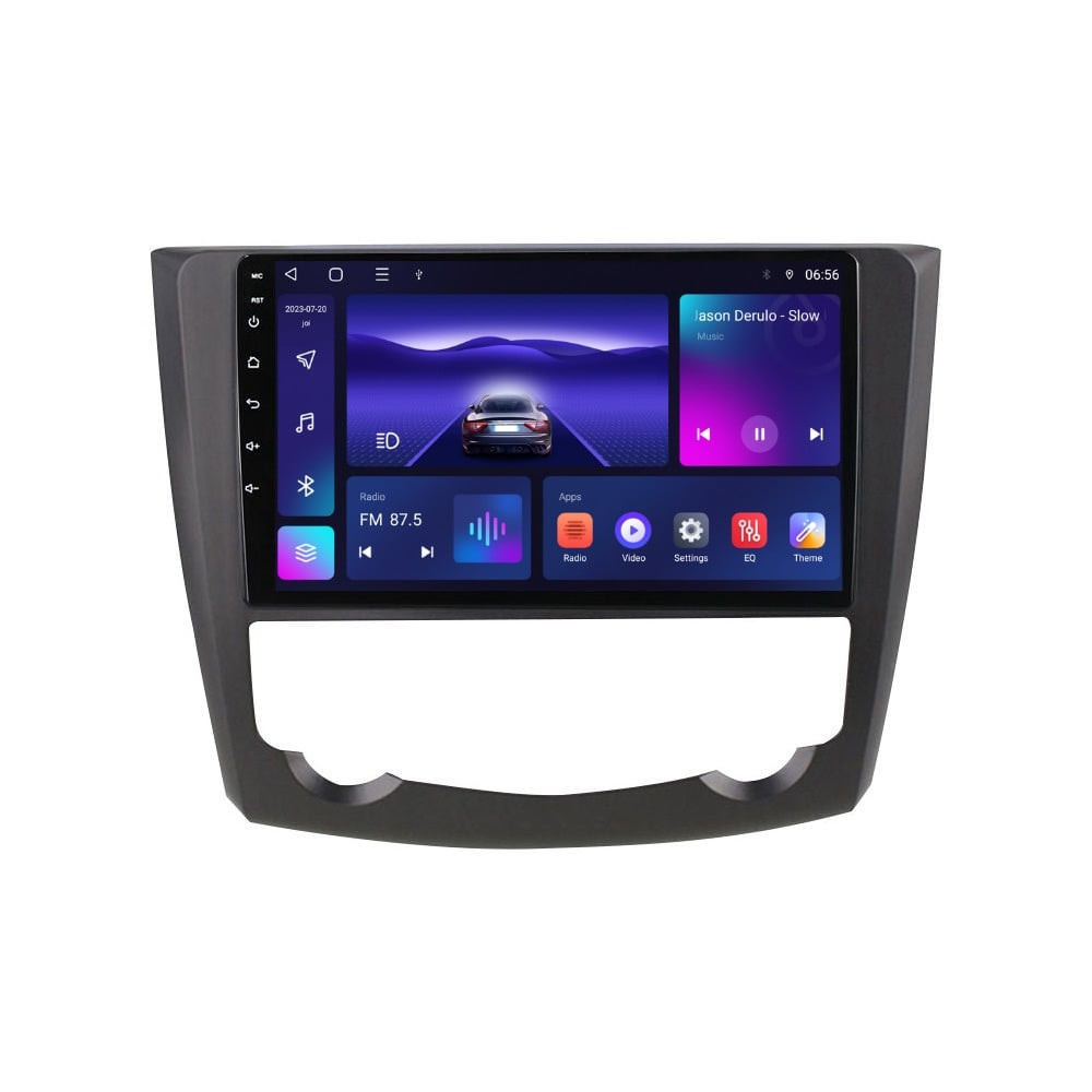 Navigatie dedicata cu Android Renault Kadjar 2015 - 2018, 3GB RAM, Radio GPS Dual Zone, Display HD QLED 9" Touchscreen, Internet Wi-Fi si slot SIM 4G, Bluetooth, MirrorLink, USB