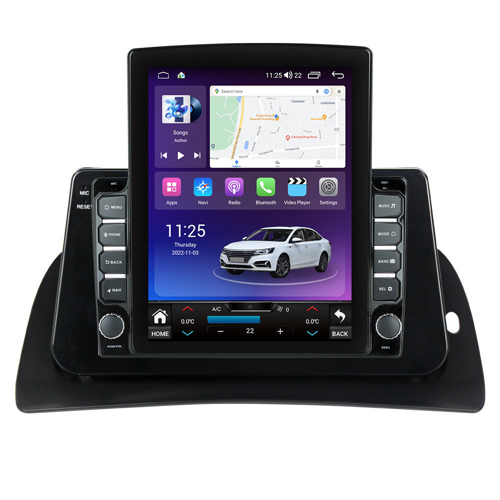 Navigatie dedicata cu Android Renault Kangoo II 2008 - 2021, 8GB RAM, Radio GPS Dual Zone, Touchscreen IPS 9.7" HD tip Tesla, Internet Wi-Fi si slot SIM 4G, Bluetooth, MirrorLink, USB