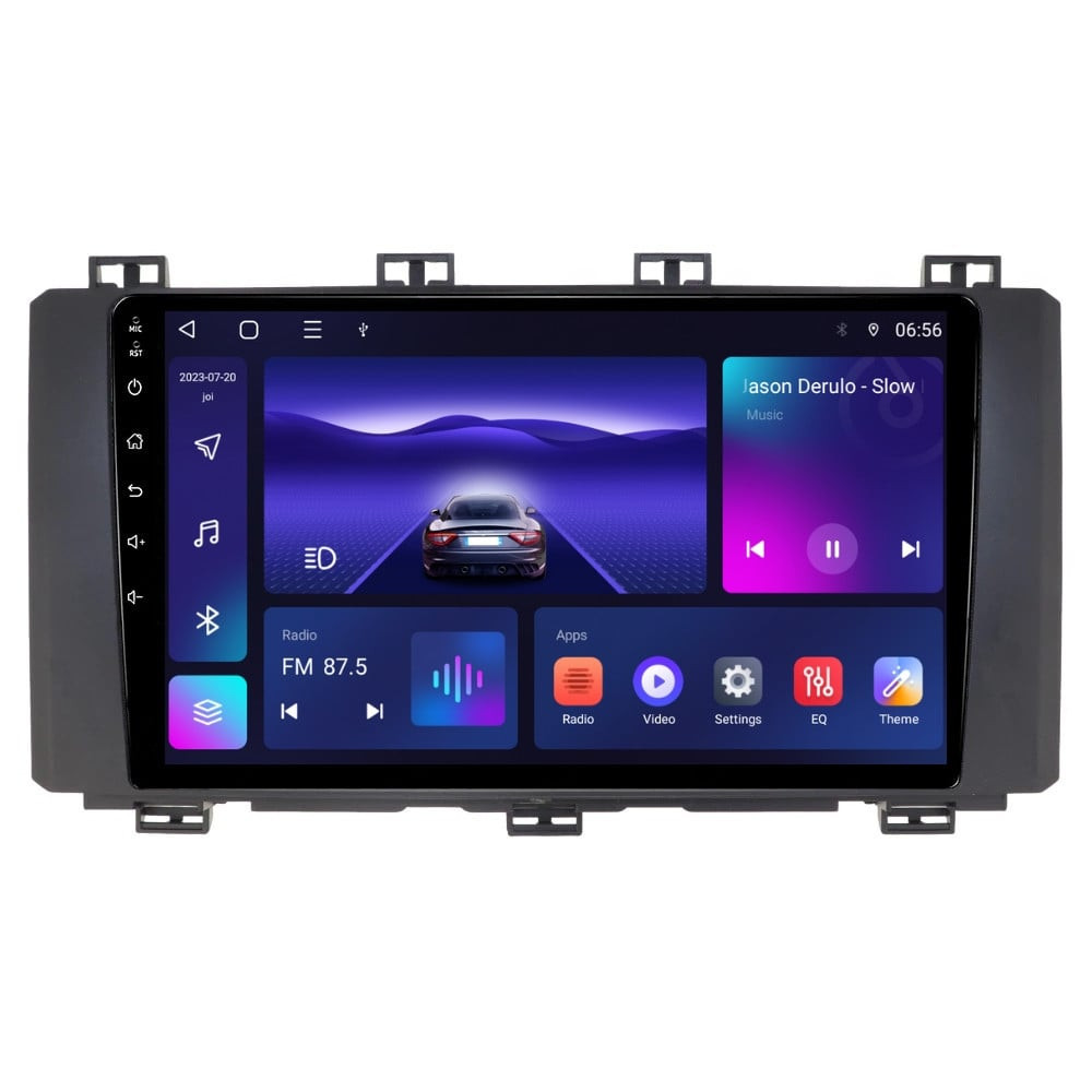 Navigatie dedicata cu Android Seat Ateca dupa 2016, 3GB RAM, Radio GPS Dual Zone, Display HD QLED 9" Touchscreen, Internet Wi-Fi si slot SIM 4G, Bluetooth, MirrorLink, USB