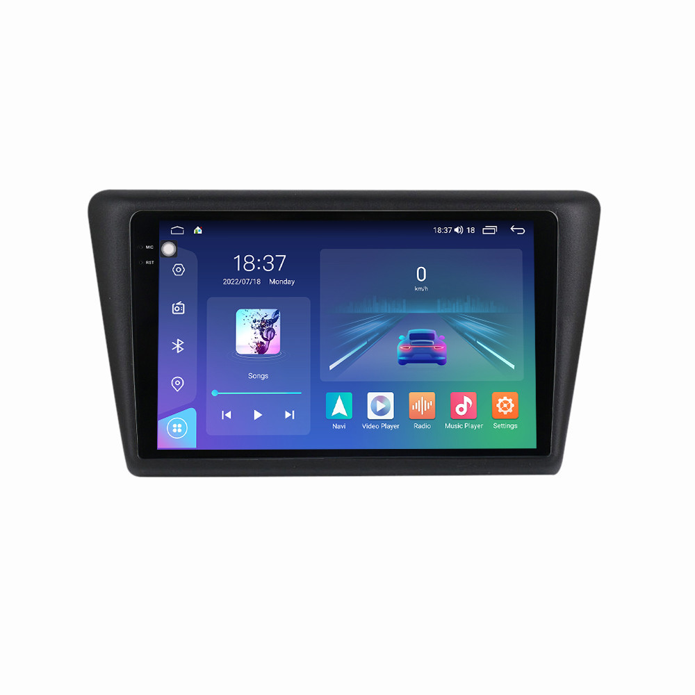 Navigatie dedicata cu Android Seat Toledo IV 2012 - 2019, 8GB RAM, Radio GPS Dual Zone, Display 2K QLED 9.5" Touchscreen, Internet Wi-Fi si slot SIM 4G, Bluetooth, MirrorLink, USB