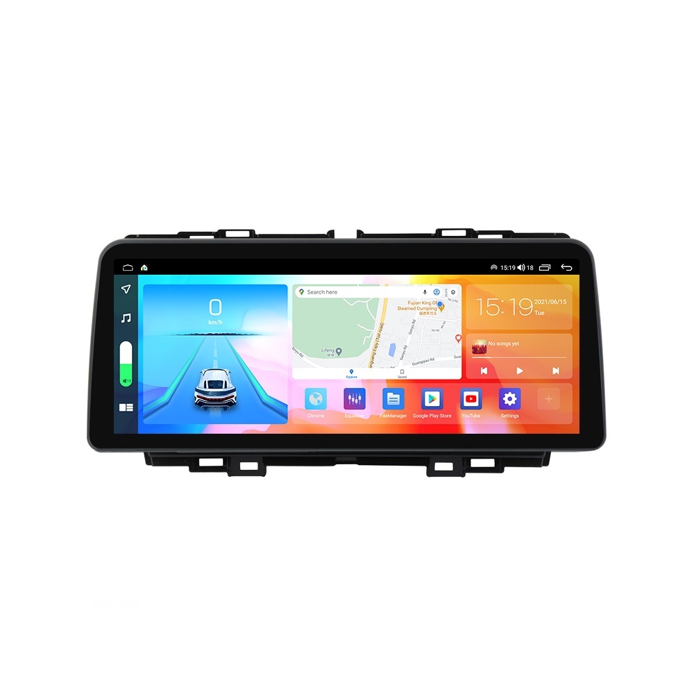 Navigatie dedicata cu Android Ssangyong Tivoli dupa 2020, 4GB RAM, Radio GPS Dual Zone, Display QLED 12.3" Touchscreen, Internet Wi-Fi si slot SIM 4G, Bluetooth, MirrorLink, USB