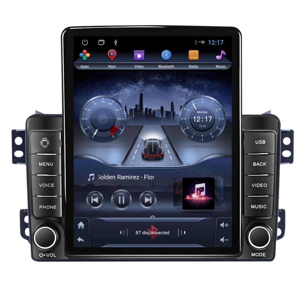 Navigatie dedicata cu Android Suzuki Splash 2008 - 2015, 2GB RAM, Radio GPS Dual Zone, Touchscreen IPS 9.7" HD tip Tesla, Internet Wi-Fi, Bluetooth, MirrorLink, USB