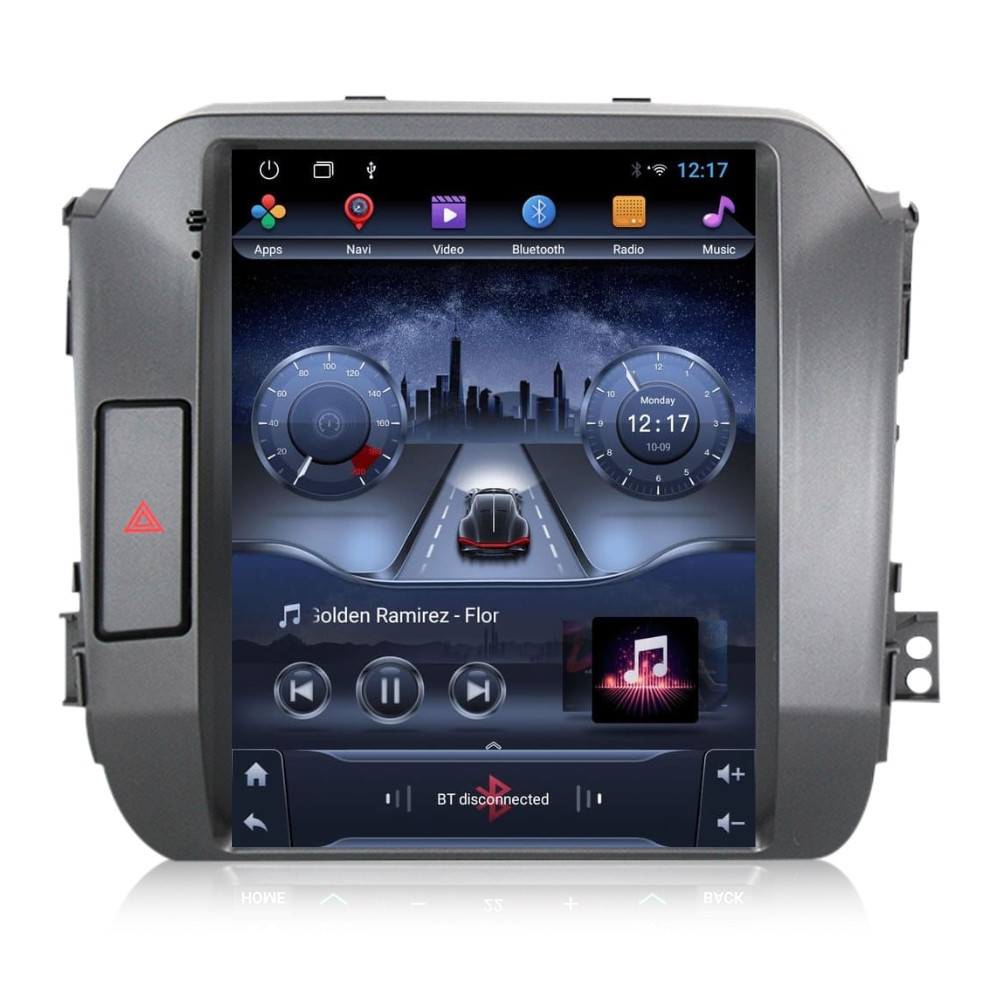 Navigatie dedicata cu Android tip tesla Kia Sportage 2010 - 2016, 2GB RAM, Radio GPS Dual Zone, Touchscreen IPS 9.7" HD, Internet Wi-Fi, Bluetooth, MirrorLink, USB