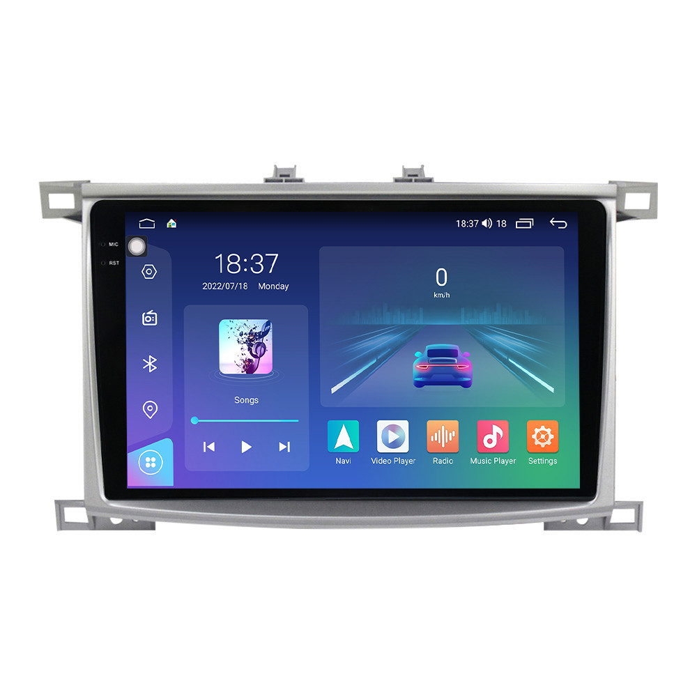 Navigatie dedicata cu Android Toyota Land Cruiser J100 2002 - 2008, 8GB RAM, Radio GPS Dual Zone, Display 2K QLED 10.36" Touchscreen, Internet Wi-Fi si slot SIM 4G, Bluetooth, MirrorLink, US