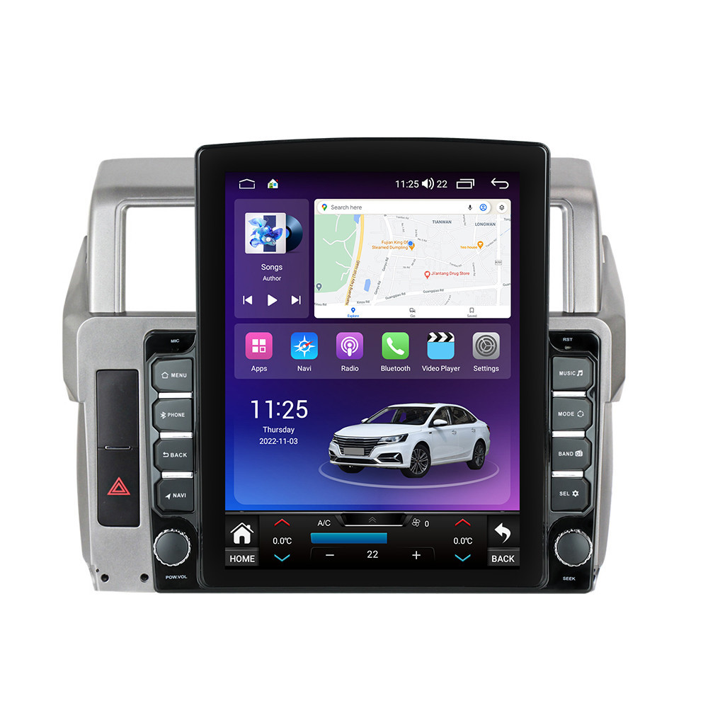 Navigatie dedicata cu Android Toyota Land Cruiser Prado J150 2013 - 2017, 8GB RAM, Radio GPS Dual Zone, Touchscreen IPS 9.7" HD tip Tesla, Internet Wi-Fi si slot SIM 4G, Bluetooth, MirrorLin