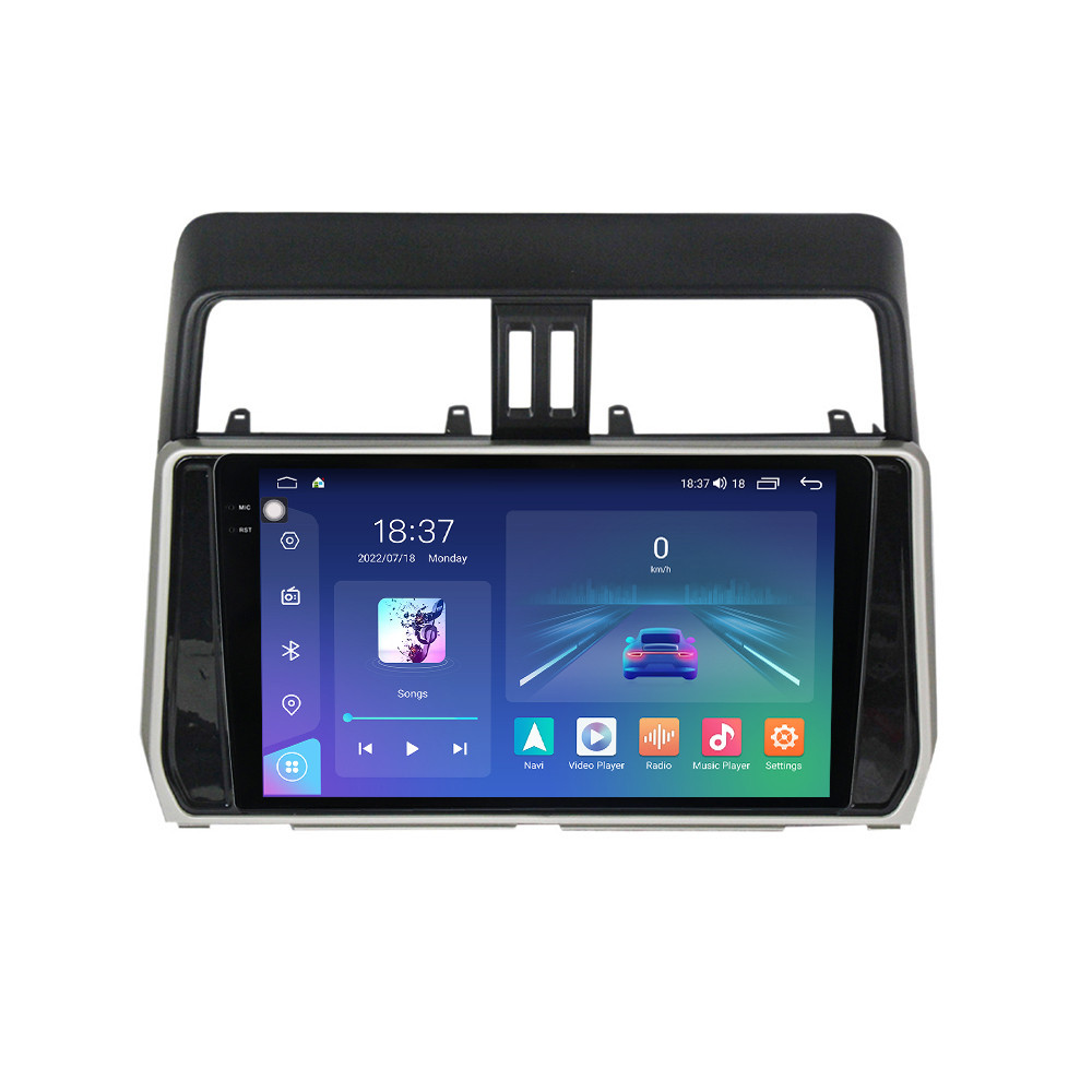 Navigatie dedicata cu Android Toyota Land Cruiser Prado J150 dupa 2017, 4GB RAM, Radio GPS Dual Zone, Display 2K QLED 10.36" Touchscreen, Internet Wi-Fi si slot SIM 4G, Bluetooth, MirrorLink