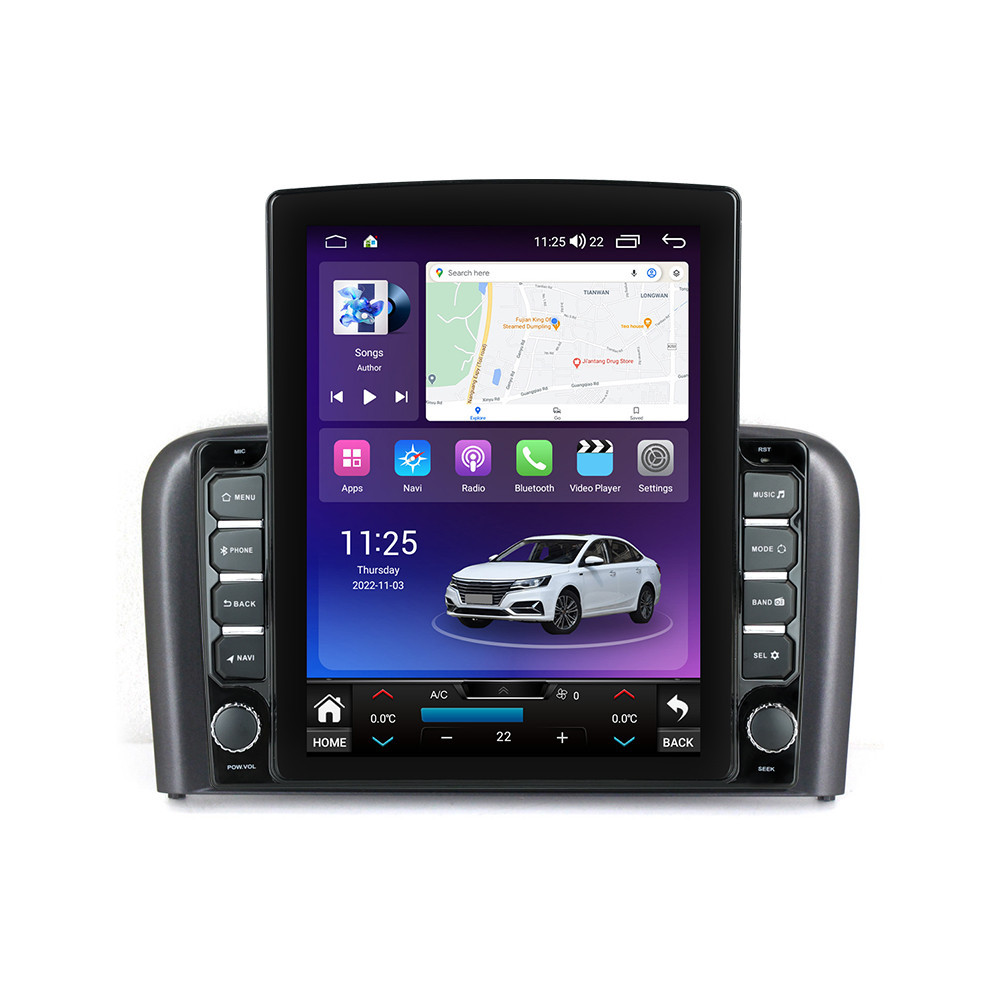 Navigatie dedicata cu Android Volvo S80 I 2004 - 2006, 8GB RAM, Radio GPS Dual Zone, Touchscreen IPS 9.7" HD tip Tesla, Internet Wi-Fi si slot SIM 4G, Bluetooth, MirrorLink, USB