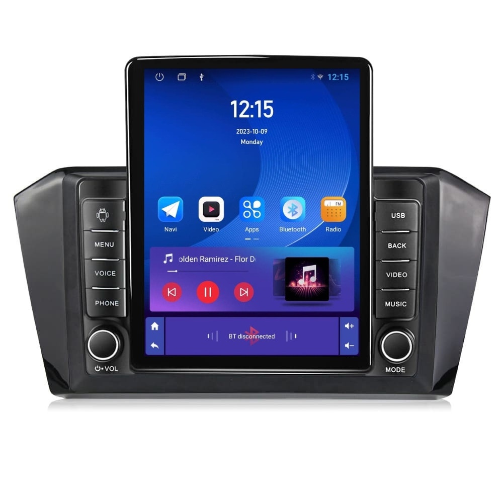 Navigatie dedicata cu Android VW Passat B8 dupa 2015, 1GB RAM, Radio GPS Dual Zone, Touchscreen IPS 9.7" HD tip Tesla, Internet Wi-Fi, Bluetooth, MirrorLink, USB
