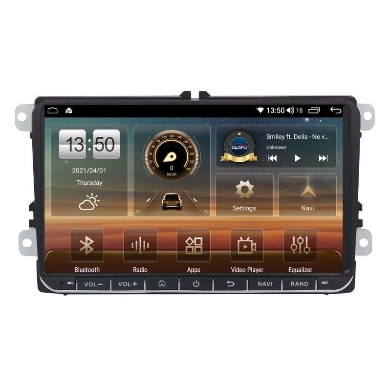Navigatie dedicata cu Android VW Tiguan I 2007 - 2018, 4GB RAM, Radio GPS Dual Zone, Display HD IPS 9" Touchscreen, Internet Wi-Fi si slot SIM 4G, Bluetooth, MirrorLink, USB