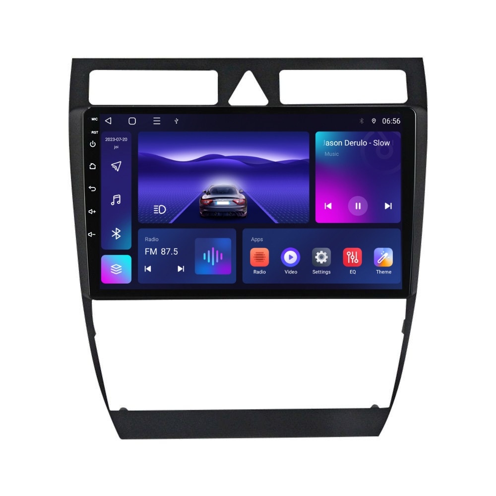 Navigatie dedicata cu Android Audi A6 (C5) 1997 - 2005, 4GB RAM, Radio GPS Dual Zone, Display HD IPS 9" Touchscreen, Internet Wi-Fi, Bluetooth, MirrorLink, USB