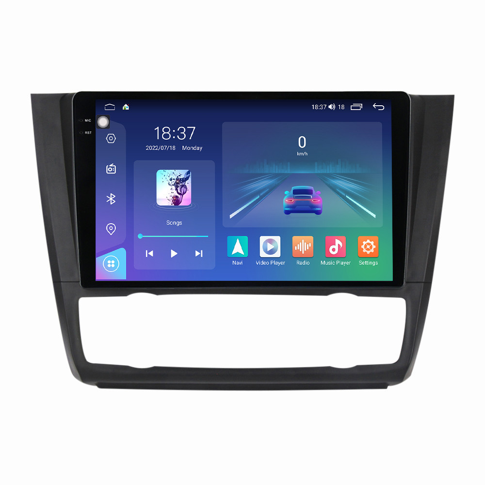 Navigatie dedicata cu Android BMW Seria 1 (E81 / E87) 2007 - 2013, clima automata, 4GB RAM, Radio GPS Dual Zone, Display 2K QLED 9.5" Touchscreen, Internet Wi-Fi si slot SIM 4G, Bluetooth, MirrorLink, USB