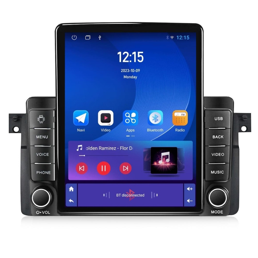 Navigatie dedicata cu Android BMW Seria 3 (E46) 1997 - 2005, 1GB RAM, Radio GPS Dual Zone, Touchscreen IPS 9.7" HD tip Tesla, Internet Wi-Fi, Bluetooth, MirrorLink, USB