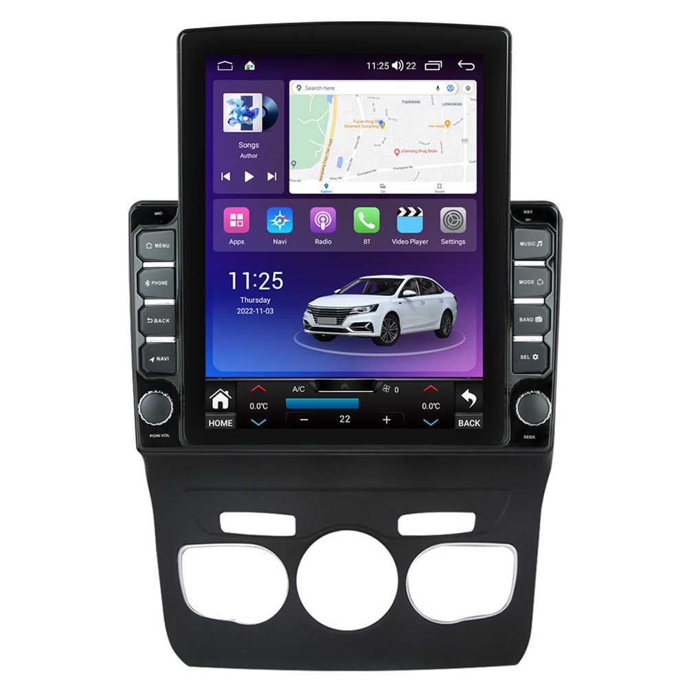 Navigatie dedicata cu Android Citroen C4 II 2009 - 2018, clima automata, 4GB RAM, Radio GPS Dual Zone, Touchscreen IPS 9.7" HD tip Tesla, Internet Wi-Fi si slot SIM 4G, Bluetooth, MirrorLink, USB
