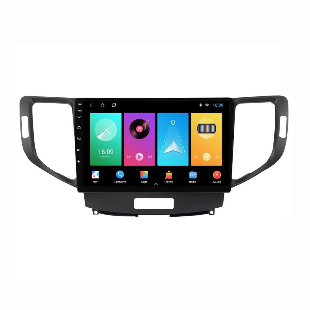 Navigatie dedicata cu Android Honda Accord VIII 2008 - 2012, 2GB RAM, Radio GPS Dual Zone, Display HD IPS 9" Touchscreen, Internet Wi-Fi, Bluetooth, MirrorLink, USB