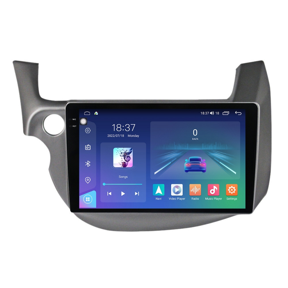 Navigatie dedicata cu Android Honda Jazz III 2007 - 2013, 8GB RAM, Radio GPS Dual Zone, Display 2K QLED 10.36" Touchscreen, Internet Wi-Fi si slot SIM 4G, Bluetooth, MirrorLink, USB