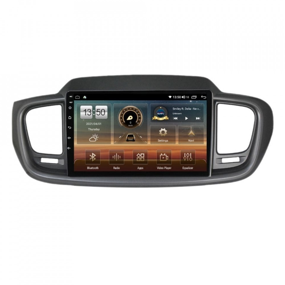 Navigatie dedicata cu Android KIA Sorento III 2015 - 2020, 8GB RAM, Radio GPS Dual Zone, Display HD QLED 10" Touchscreen, Internet Wi-Fi si slot SIM 4G, Bluetooth, MirrorLink, USB