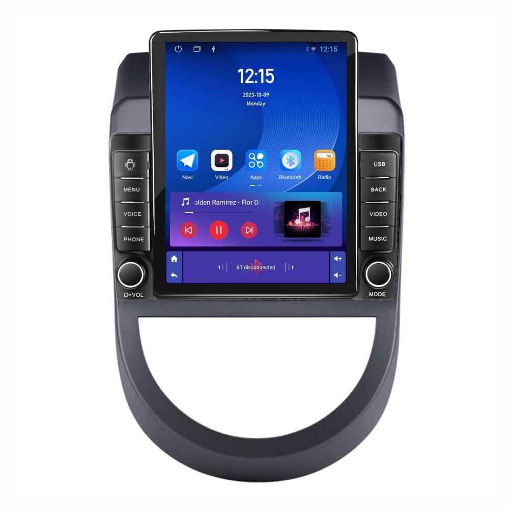 Navigatie dedicata cu Android Kia Soul 2009 - 2013, 1GB RAM, Radio GPS Dual Zone, Touchscreen IPS 9.7" HD tip Tesla, Internet Wi-Fi, Bluetooth, MirrorLink, USB