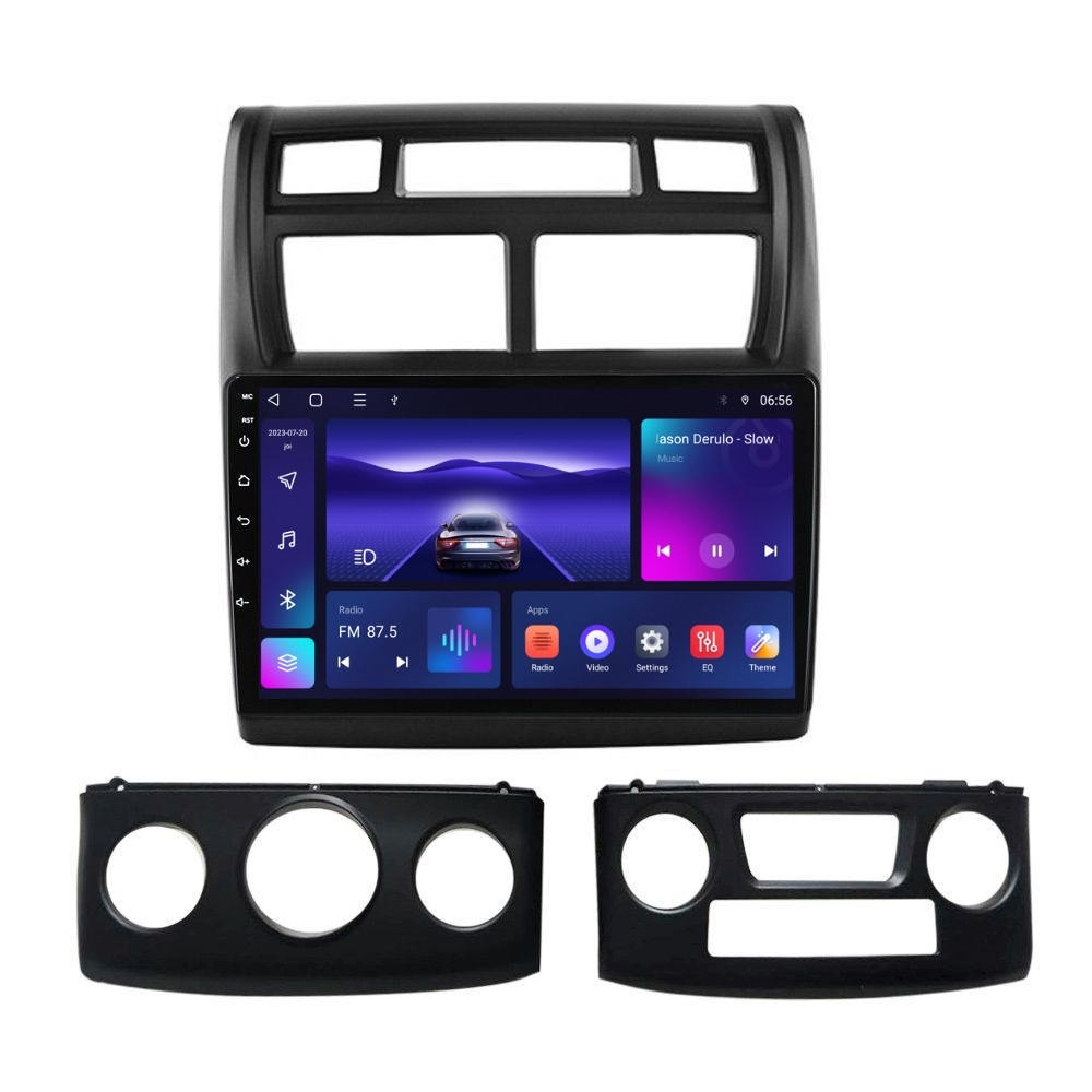 Navigatie dedicata cu Android KIA Sportage 2004 - 2010, 4GB RAM, Radio GPS Dual Zone, Display HD IPS 9" Touchscreen, Internet Wi-Fi, Bluetooth, MirrorLink, USB