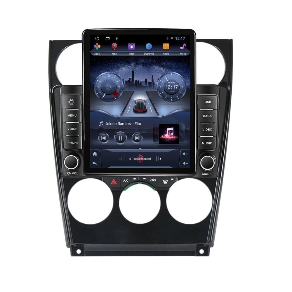 Navigatie dedicata cu Android Mazda 6 2002 - 2008, 2GB RAM, Radio GPS Dual Zone, Touchscreen IPS 9.7" HD tip Tesla, Internet Wi-Fi, Bluetooth, MirrorLink, USB