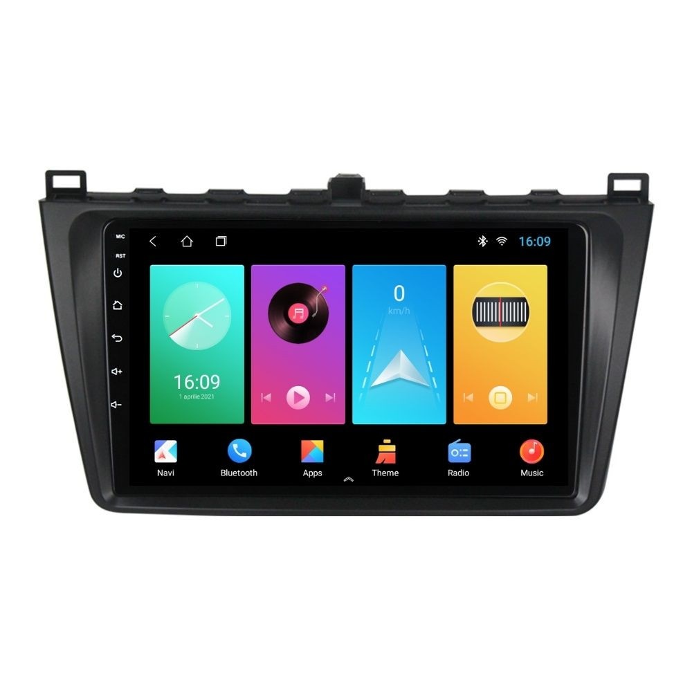 Navigatie dedicata cu Android Mazda 6 2008 - 2013, 2GB RAM, Radio GPS Dual Zone, Display HD IPS 9" Touchscreen, Internet Wi-Fi, Bluetooth, MirrorLink, USB